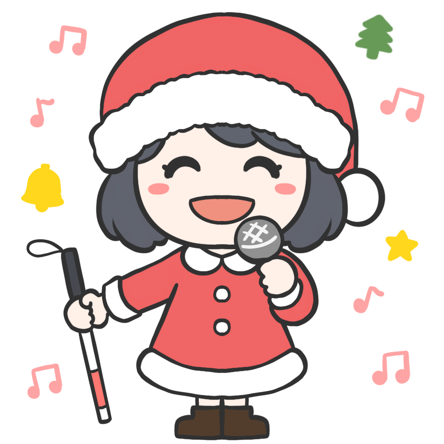 チャリティークリスマスライブのマスコット「ゆきこちゃん」の画像
